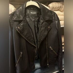 Madewell washed leather jacket